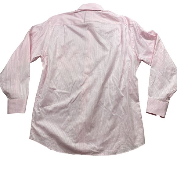 Tommy Bahama 15 1/2 32/33 Long SLeeve Pink Stripped‎ Mens Shirt 100% Cotton - Picture 6 of 6